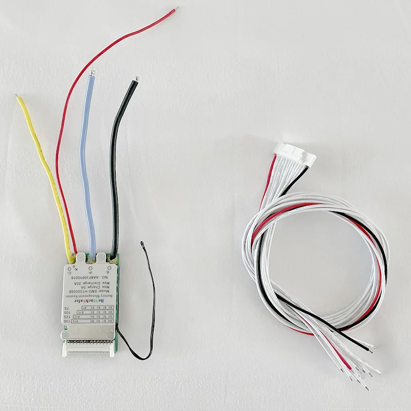 BeMuchSafer 13S20A 48V BMS Separate Port 18650 3.6V 13S 20A 46.8V BMS with Switch for E-Bike E-Scooter Energy Storage Battery