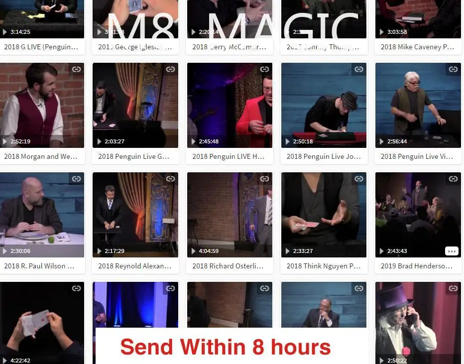 

(400 Pcs ) 2012 -2020 Penguin LIVE ACT Magic Tricks