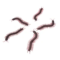 5pcslot simulation centipede model fake insect bug toy wholesales practical gags jokes horror halloween props tricks