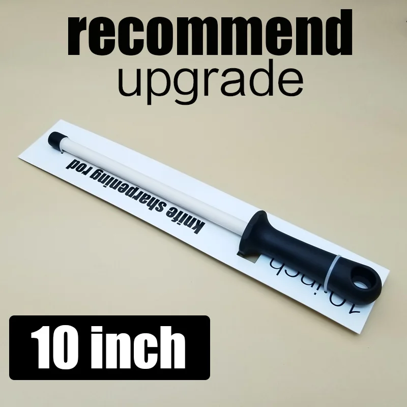 10 inch upgraded 1 шт. керамический(циркониевый) стержень точилка для ножей с ABS ручкой заточка для поваров стальные ножи кухонный помощник мусат - Цвет: 10 inch upgraded