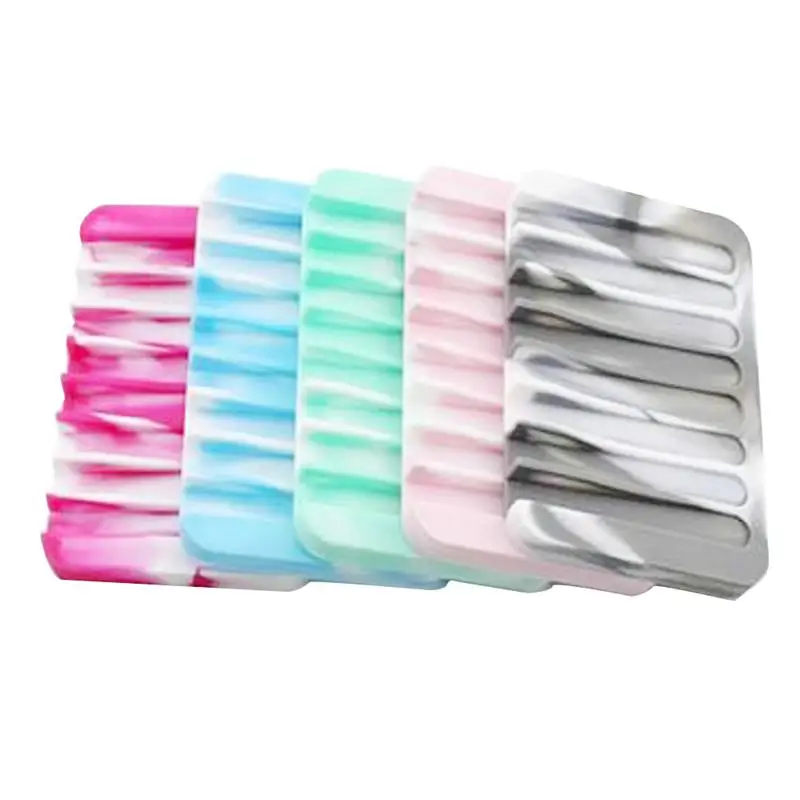 5 шт. мыльница красочная раковина слив лоток держатель для душа хранения в ванной