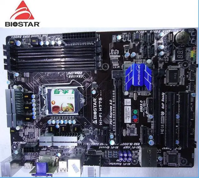 Оригинальная материнская плата Biostar Hi-Fi H77S материнская плата LGA 1155 DDR3 USB2.0 USB3.0 H77 настольная материнская плата