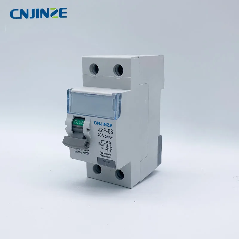 40A CNJINZE RCBO LE 1P + N 230V ~ 50 HZ/60 HZ Выключатель остаточного тока с защитой от перегрузки по