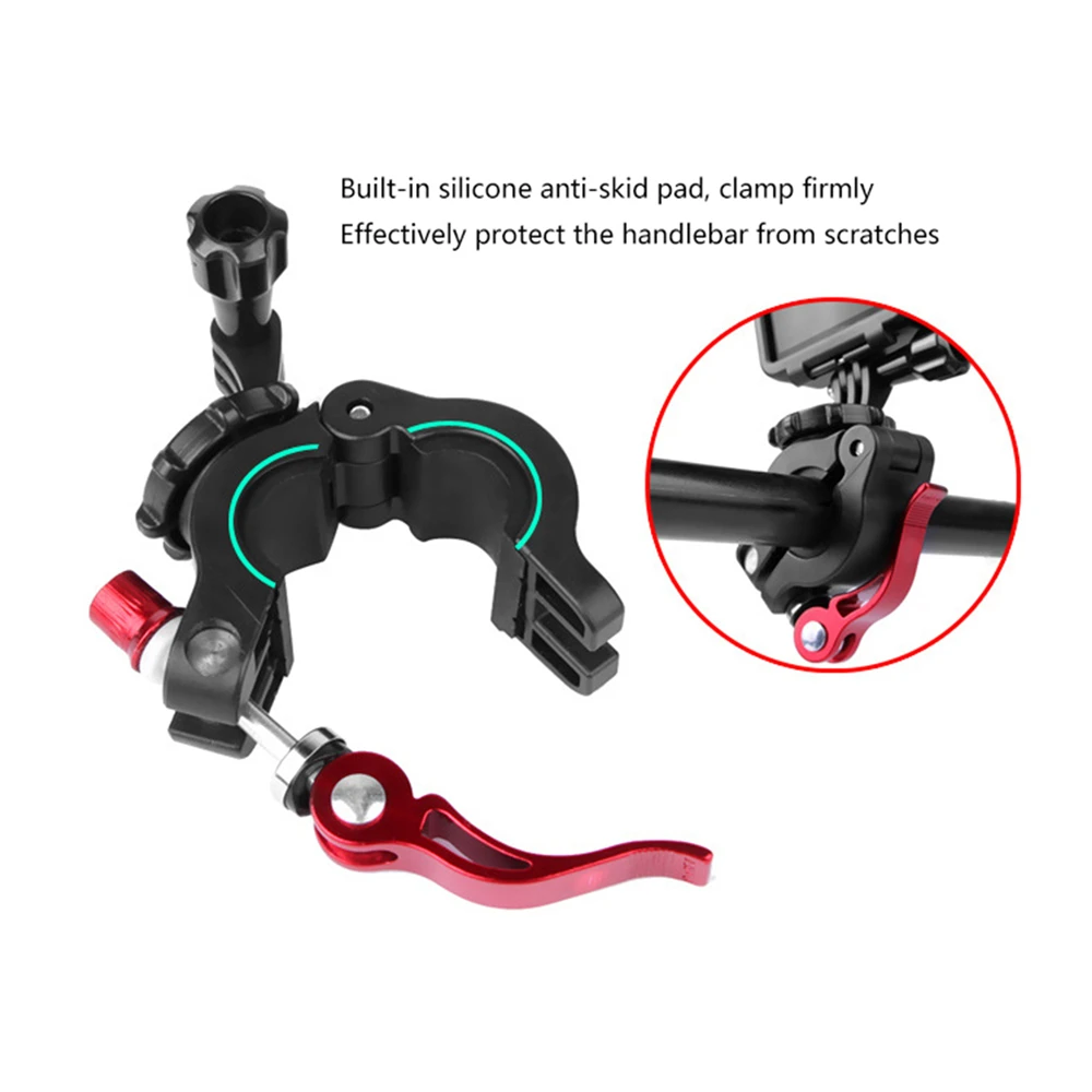 Universal Bicycle Clamp Adjustable Road Bike Support for GoPro / Osmo Action Pocket Sport Camera Accessories | Электроника