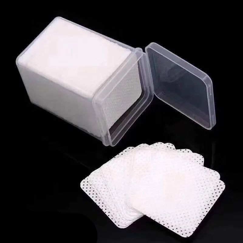 170 шт. средство для удаления клея ресниц хлопковые салфетки гелевые накладки