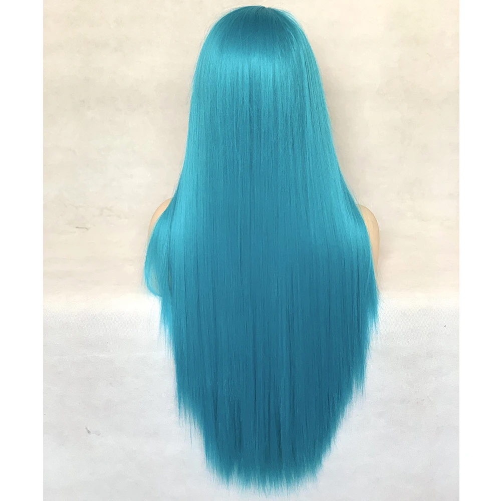 Парик Vogue Queen Blue прямой синтетический термостойкий полностью машинный