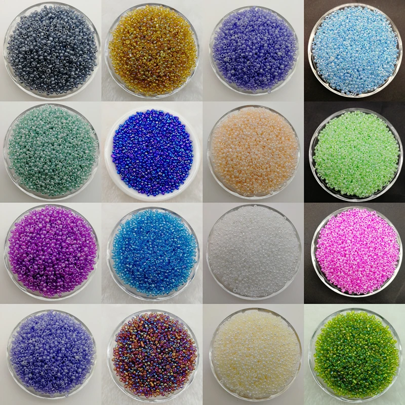 Лидер продаж 3 мм Круглый Чешский бисер Стекло семян бусины с большим отверстием