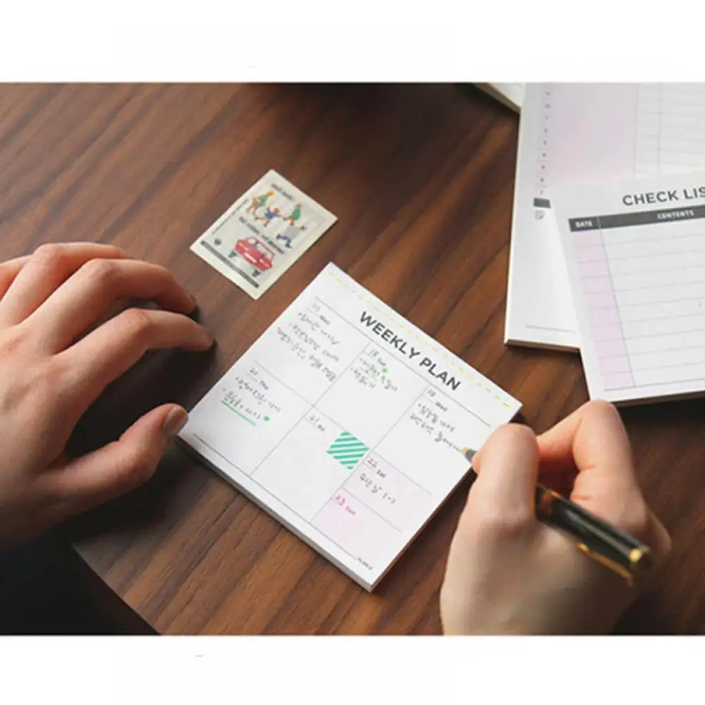 Лидер продаж стильный Еженедельный и Ежемесячный план записная книжка палочка