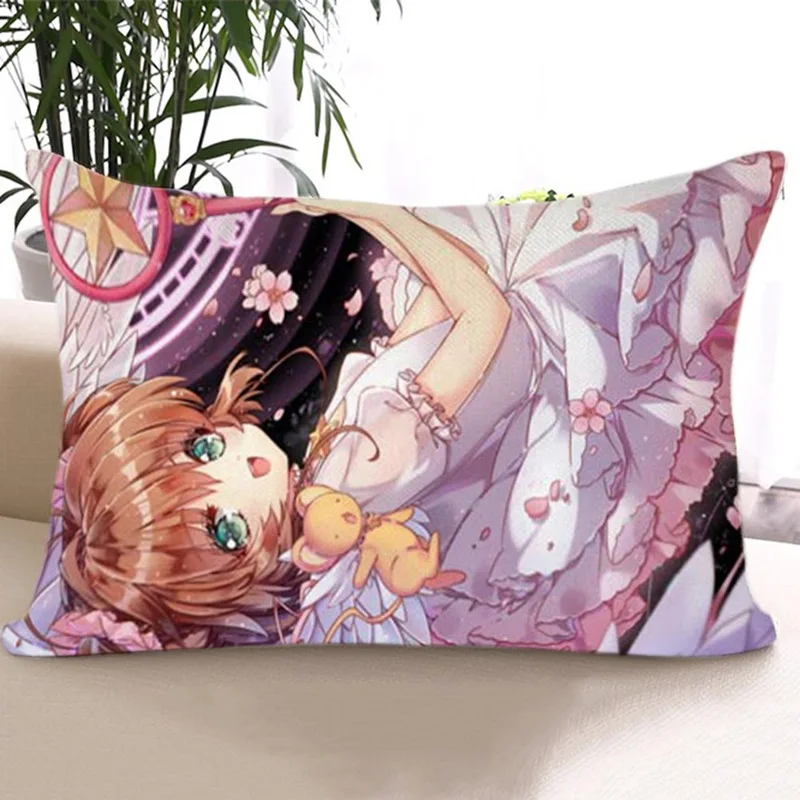 Аниме довец карт Сакура КИНОМОТО Подушка Чехол Высокое качество Наволочка