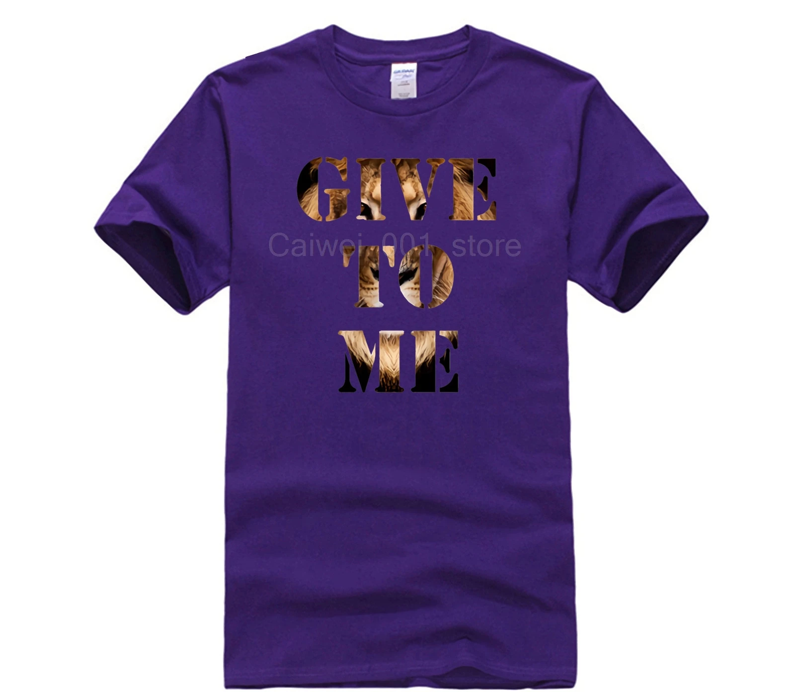 New fashion trend Arrival Men s GIve To Me Tiger Background Printed Design T shirt Cool Tops Short tshirt men | Мужская одежда