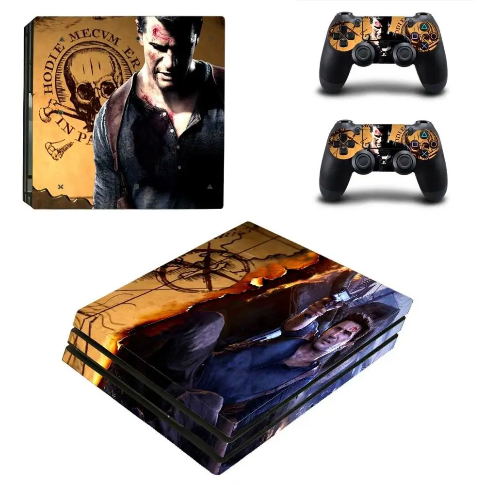 PS4 Pro sticker s Uncharted 4 PS Play station виниловые наклейки для playstation консоли и контроллера| |