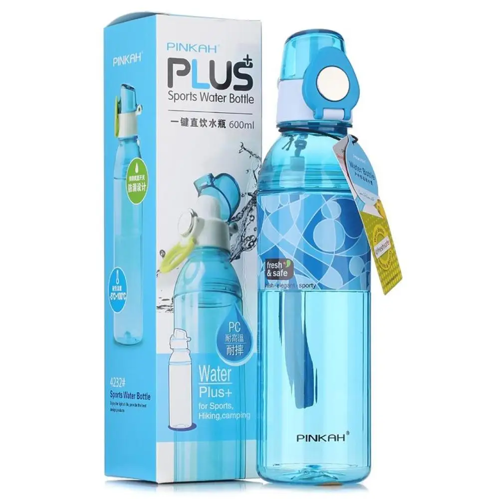 600 мл Портативный ремень Тритан питьевой Чай фильтр бутылка для воды с матовой