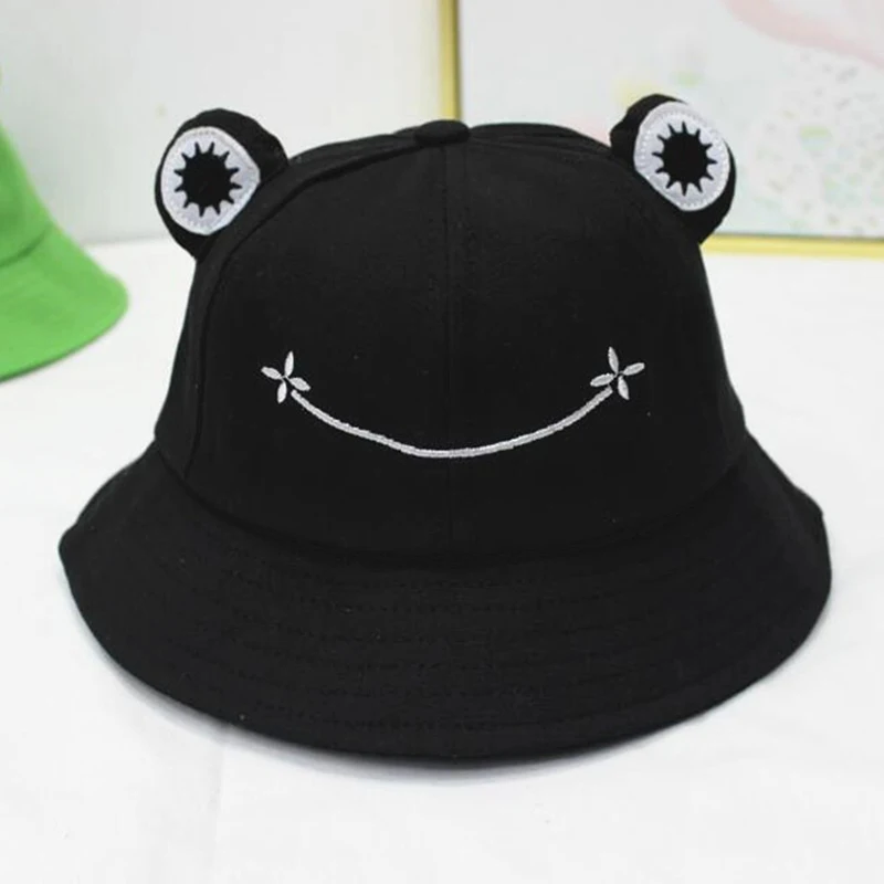 

Панама женская Солнцезащитная с лягушкой, модная пляжная шапка для активного отдыха, походов, рыбалки, шляпа от солнца, лето-осень