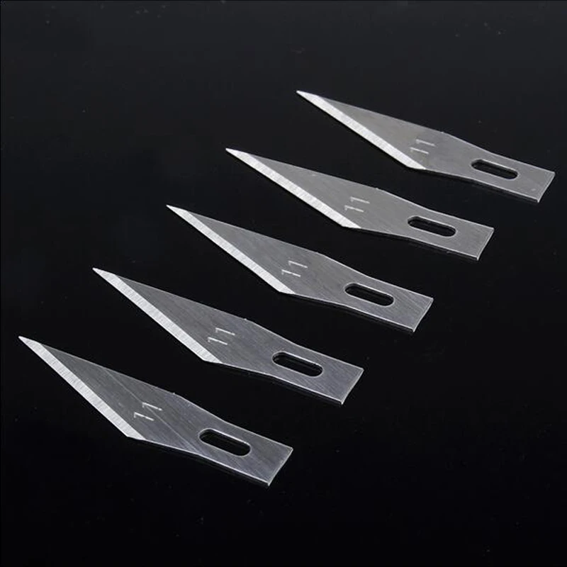 

Antiskid metal knife tool set tool cutting knife carving craft knife + 5 blades PCB DIY maintenance manual tool