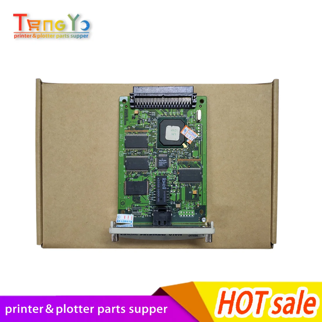 Сетевая карта для сервера внутренней печати JetDirect 610N J4169A 10/100tx Ethernet Детали