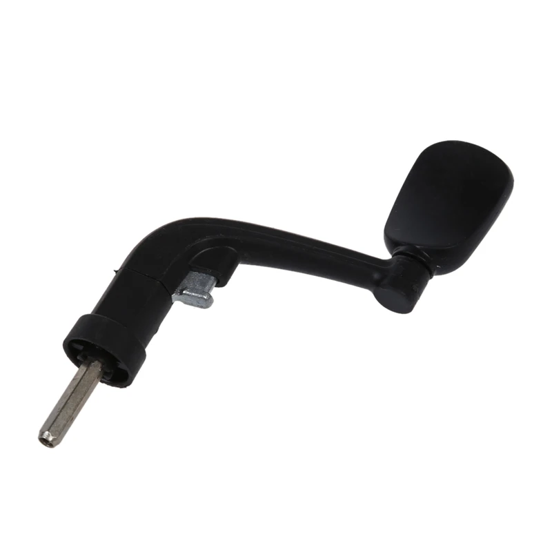 Folding Rotary Plastic Fishing Spinning Reel Handle Repair Parts Black | Спорт и развлечения
