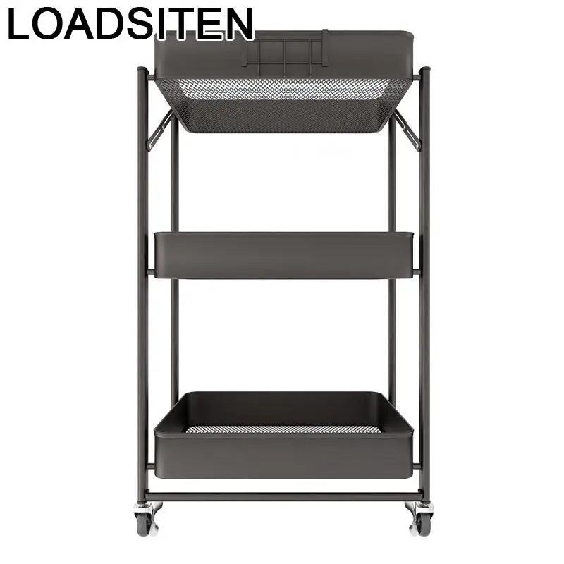 

Cuisine Sponge Holder Shelf Organizer Estanteria Repisas Y Estantes Trolleys Prateleira with Wheels Kitchen Storage Rack