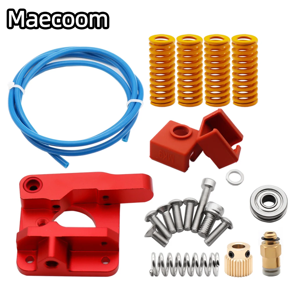 

Capricorn Bowden PTFE Tubing XS Series 1M+MK8 Gray Metal Extruder Kit+4Pcs Heated Bed Pressure Springs Creality 3D Printer Parts