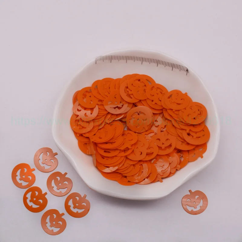 25 г 16 мм тыквенная голова искусственные пайетки для скрапбукинга украшение