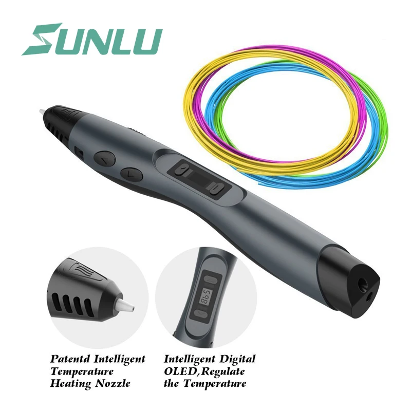 3D Ручка SUNLU SL-300A Моделирование ABS/PLA/PCL нити 1,75 мм многофункциональная интеллектуальная печать Ручка для рисования 3d Ручка