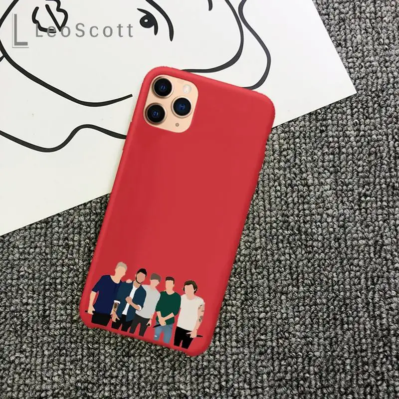 

One Direction Louis Tomlinson Phone Case Candy Color for iPhone 11 12 mini pro XS MAX 8 7 6 6S Plus X 5S SE 2020 XR