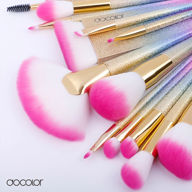 Кисти для макияжа Docolor 18 шт. Коллекция кистей фэнтези лучшие синтетические