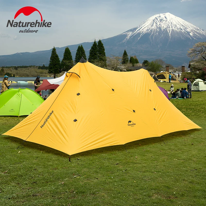 Палатка Naturehike силиконовая уличная модернизированная на 40 ден 8 человек защита от