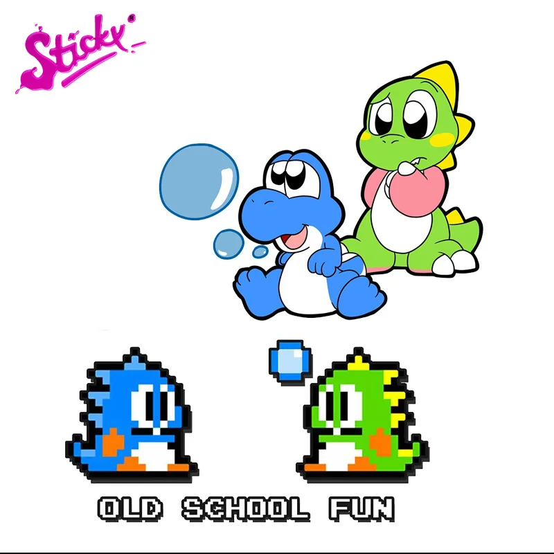 Клейкая наклейка в стиле аниме для старой школы веселая на автомобиль декор