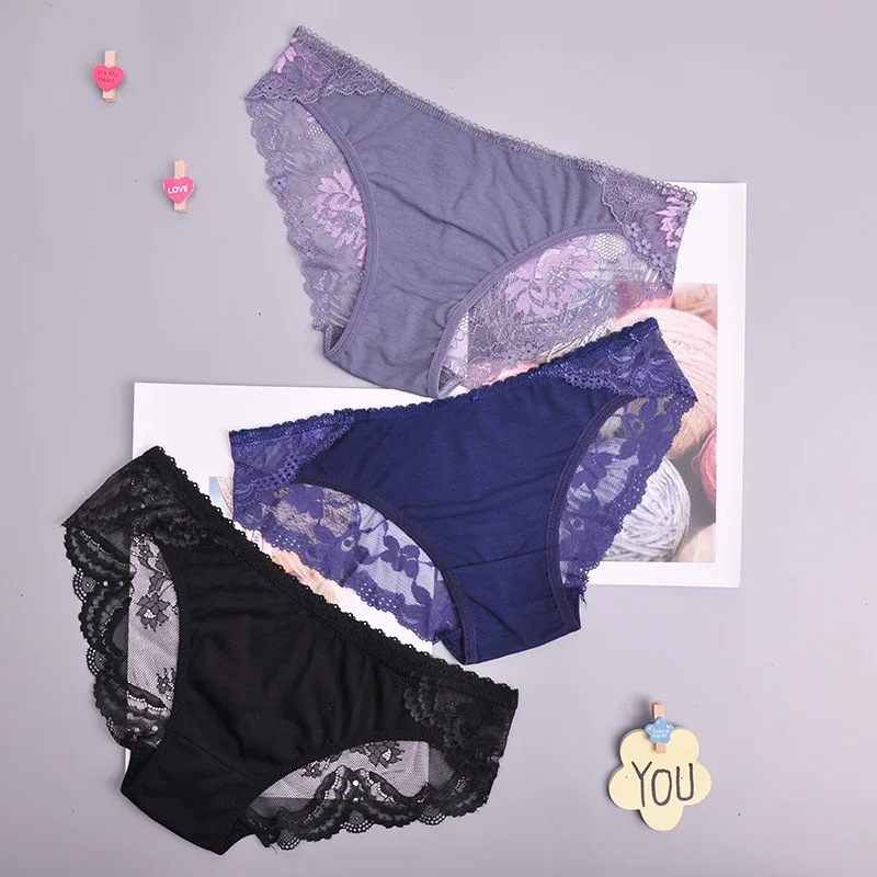 

6 шт./комплект, женские кружевные Трусы-стринги, ah74