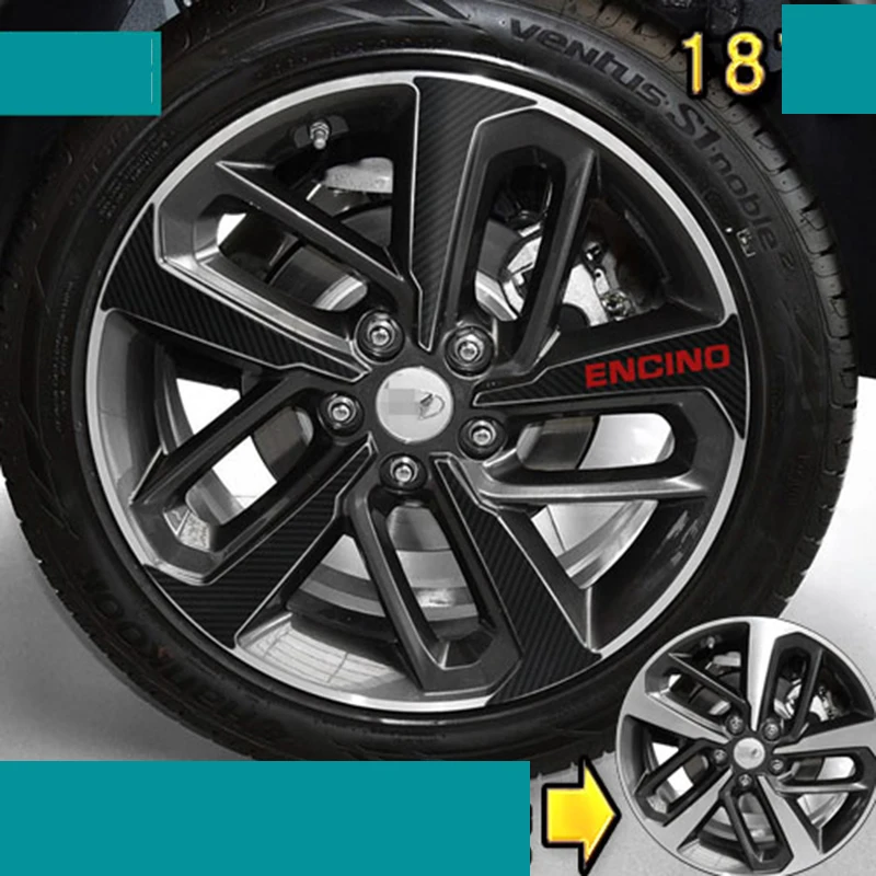 Lsrtw2017 Авто Стайлинг автомобиля наклейка на ступицу колеса для Hyundai Encino Kona 2018 2019 2020