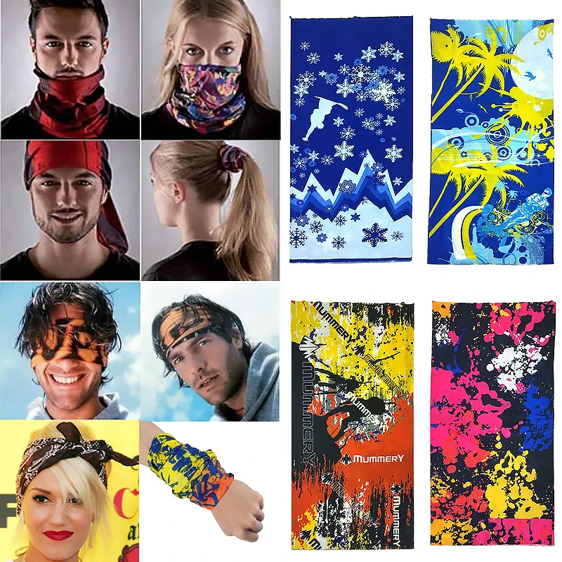 Новая модная волшебная повязка на голову шарф для спорта открытом воздухе маска