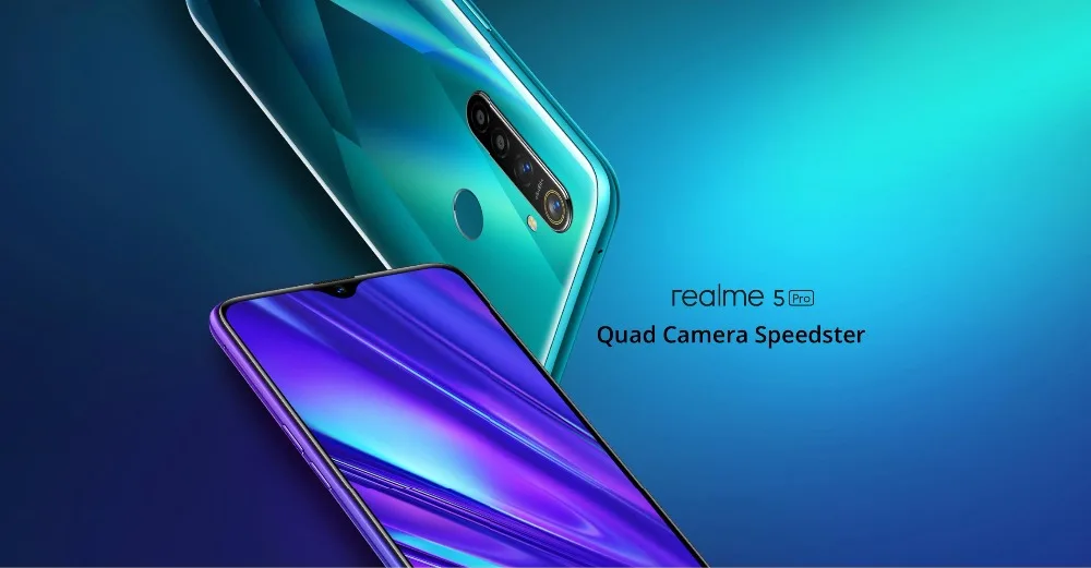 Оригинальная глобальная версия realme 5 pro, 4 Гб ОЗУ, 128 Гб ПЗУ, Восьмиядерный процессор Snapdragon 712 AIE, 6,3 дюйма, 4035 мА/ч, 48мп, AI Quad камера
