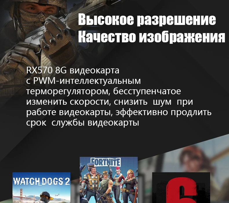 Видеокарта RX 570 DirectX 12 8GB 256-Bit GDDR5 rx 570 PCI Express 3,0x16 DP HDMI DVI Ready для видеокарты AMD geforce games