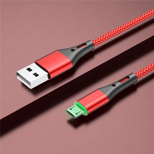 

USB Type C Cable Nylon Fast Charging Data Cable for Samsung S10 S9 Note 9 Oneplus xiaomi Huawei Mobile Phone Type-c USB-C Cables