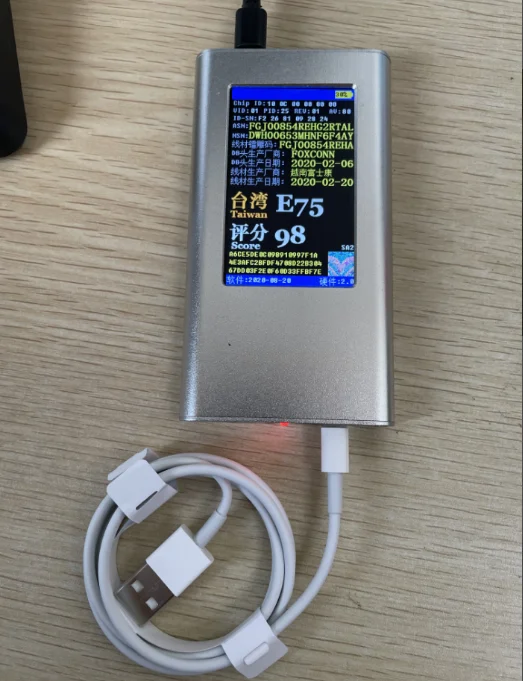 10 шт./лот 1 м/3 фута 8ic 5ic E75 чип OD: 3 0 мм Дата кабель USB зарядное устройство с зеленой