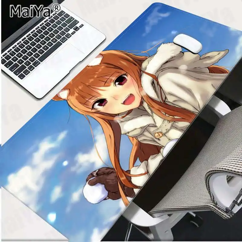 Коврик для мыши Maiya Spice and Wolf Holo Cute Beauty Anime Girls1 игровой коврик с закругленными