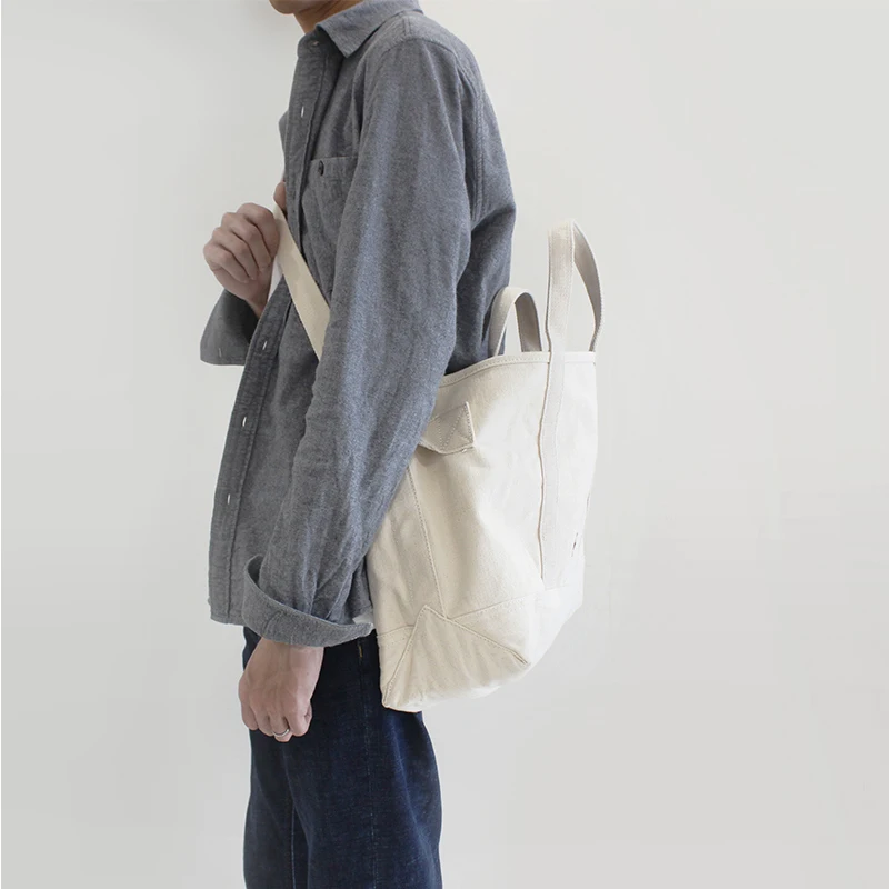 Оригинальная кожаная сумка ручной работы 24 унции тяжелая текстильная женская