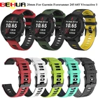 Цветной силиконовый ремешок для часов Garmin Forerunner 245 645 Vivoactive 3 Vivomove HR Смарт-часы ремешок для Garmin Venu спортивные полосы