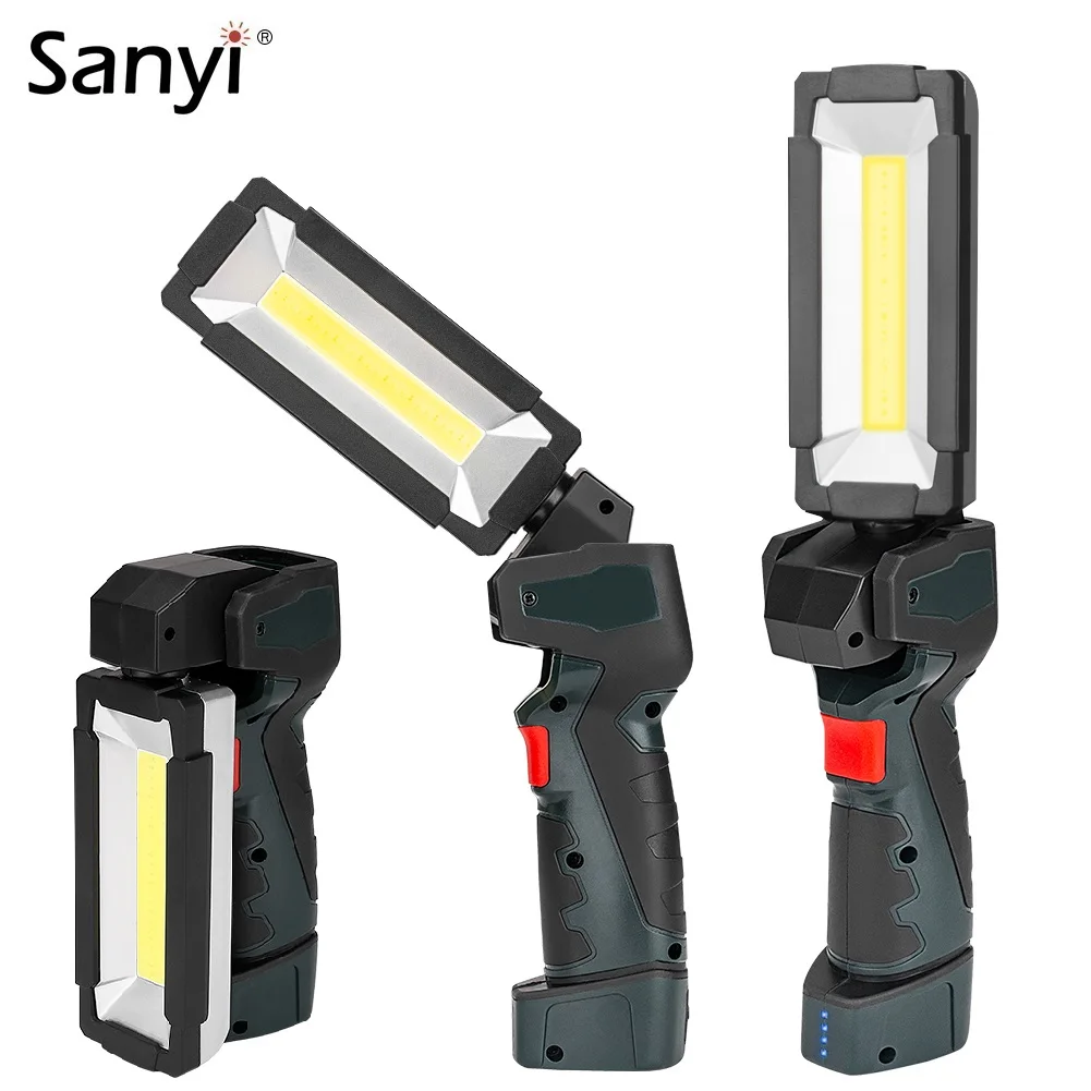 Магнисветильник рабочий фсветильник рь 5 режимов COB светодиодный фонарь с двумя