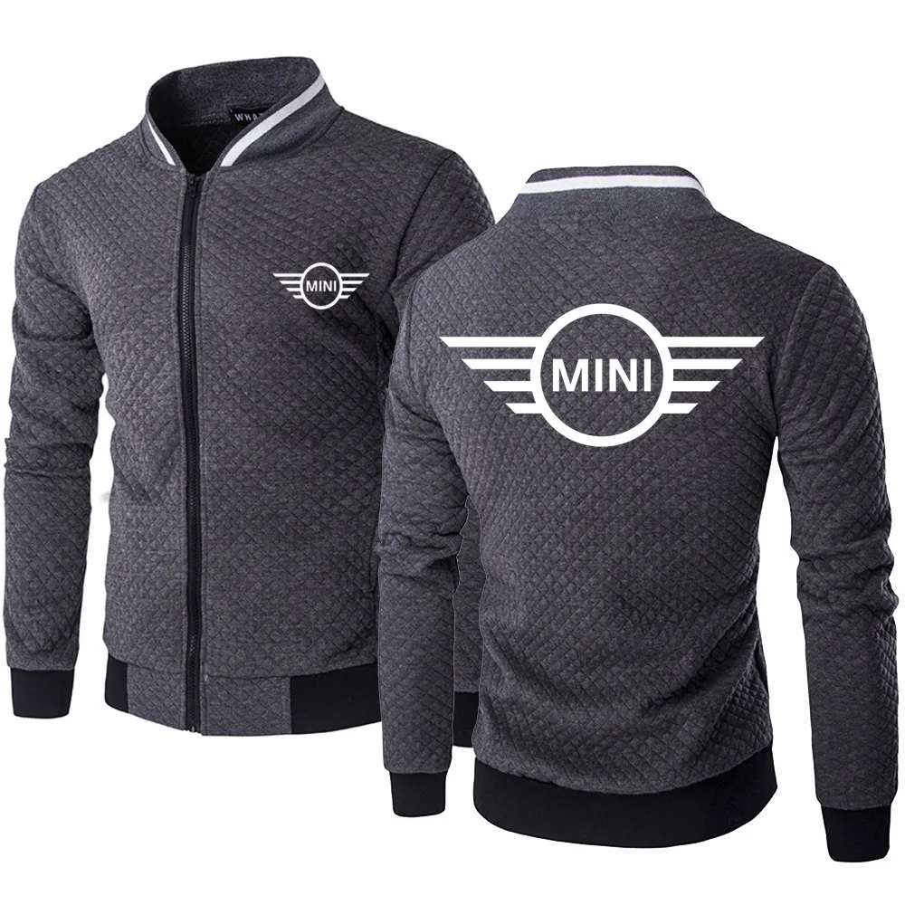 

Casual New Splicing Men's Zipper Sweatshirt Mini Car Logo Spring Autumn Fashion Sport Jacket Cotton High Quality Men's Jackets