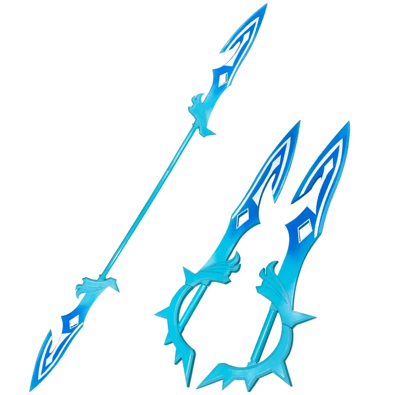 

Game Genshin Impact Tartaglia Cosplay Prop Sword Spear 2 Forms Ajax Cosplay Weapon Party Halloween Cosplay Accessories Headwear