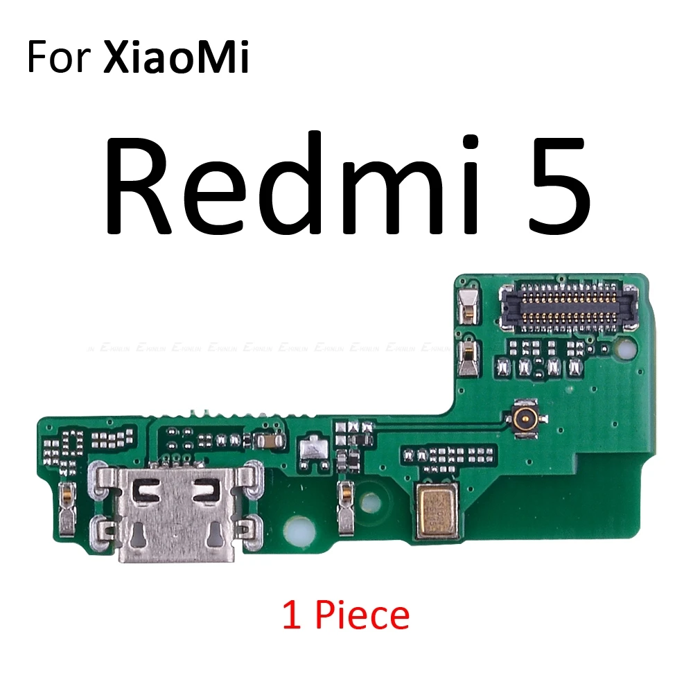 Usb зарядное устройство док-порт для платы микрофон гибкий кабель для XiaoMi PocoPhone Poco F1 Redmi Note 7 6 5 Pro Plus 7A 6A S2 - Цвет: For Redmi 5