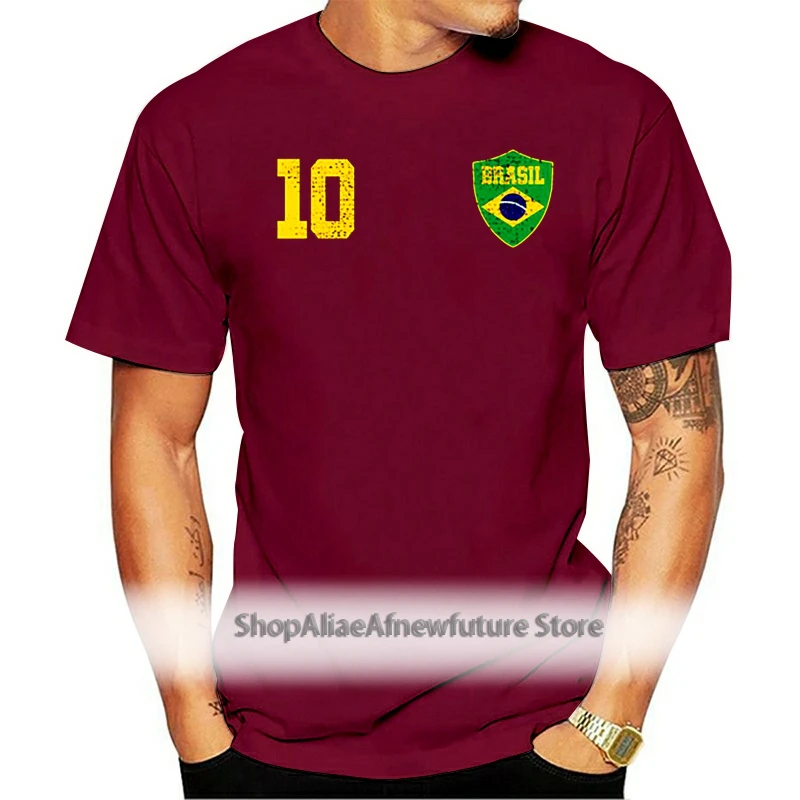 

Vintage Brazil Retro Jersey Men Tshirt 2021 Clothing Famous Men And Women T-Shirts Hiphop Top
