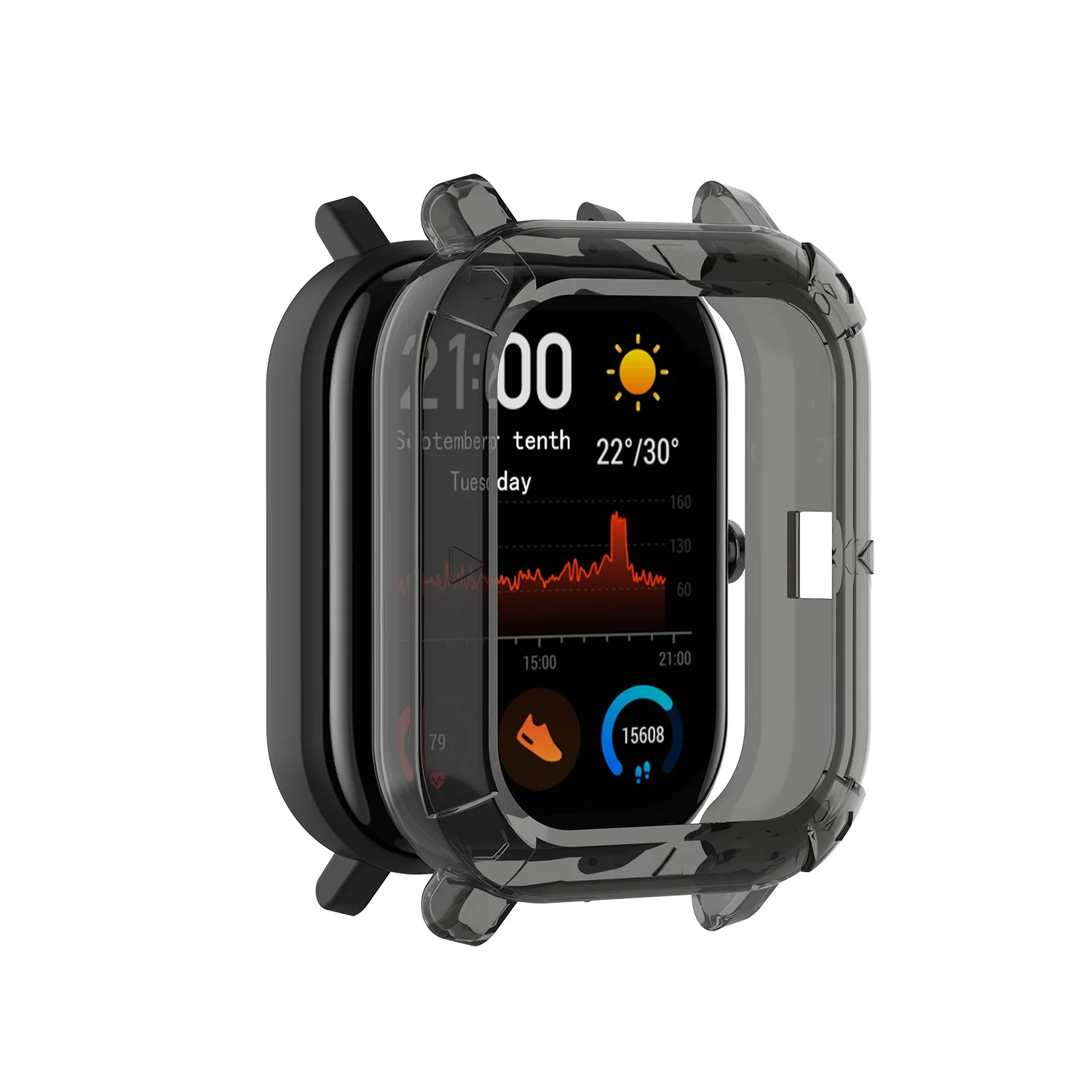 Для Xiaomi Amazfit GTS Браслет Ремешок силиконовый ремешок Защитная пленка для экрана чехол 7 шт