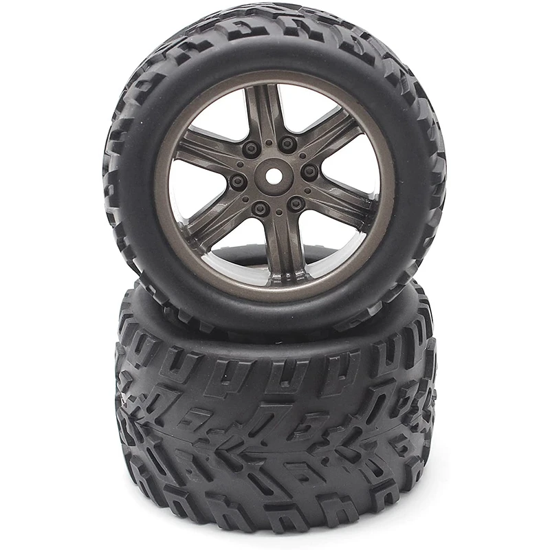 RC Car Wheel Rubber Tires Tyres 16-ZJ01 for 1:12 Scale Off-Road RC Car 9122 9123 for Hosim Rc Car