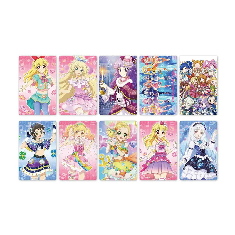 Style 05 10 шт. Aikatsu Friends! Карта аниме стикер s крапленая карта стикер дети стикерные игрушки для детей коллекция подарок - Цвет: Style 05