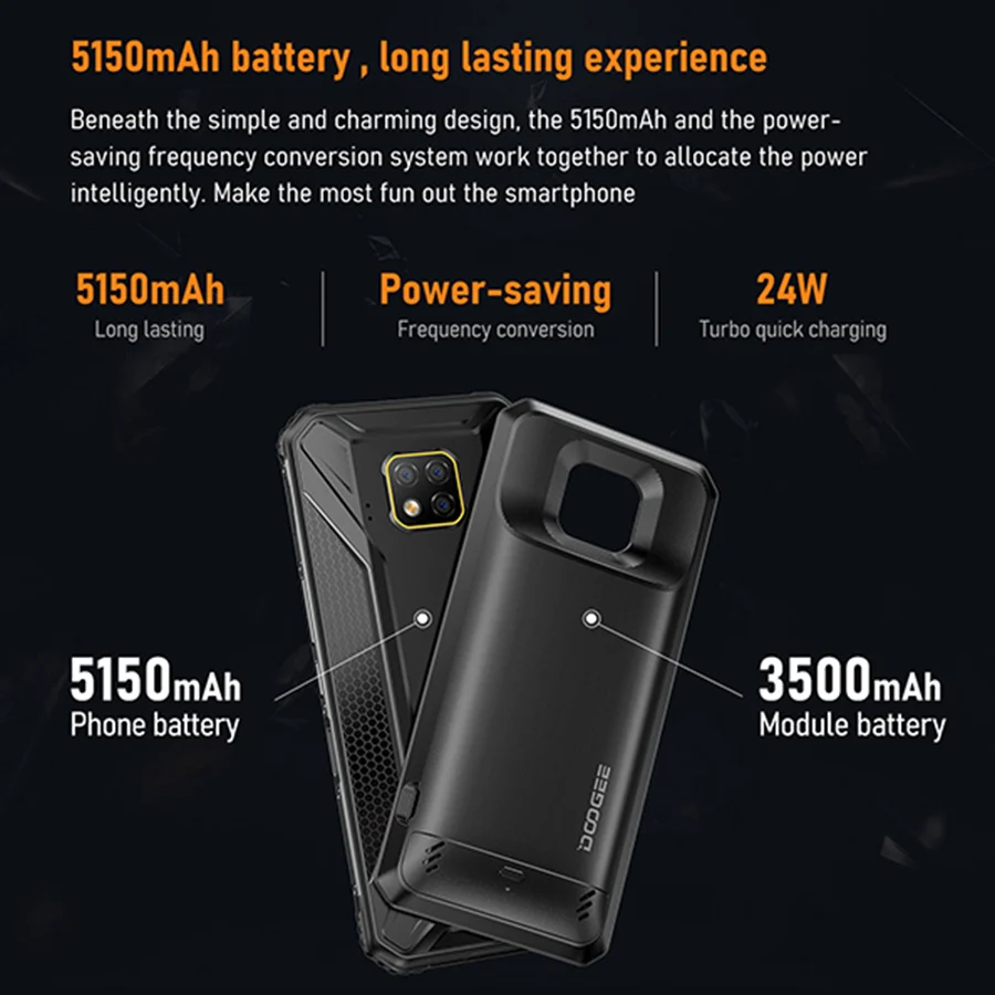 Новый DOOGEE S95 Pro модульный прочный мобильный телефон 8 Гб 128 ГБ Helio P90 6 3 дюймов