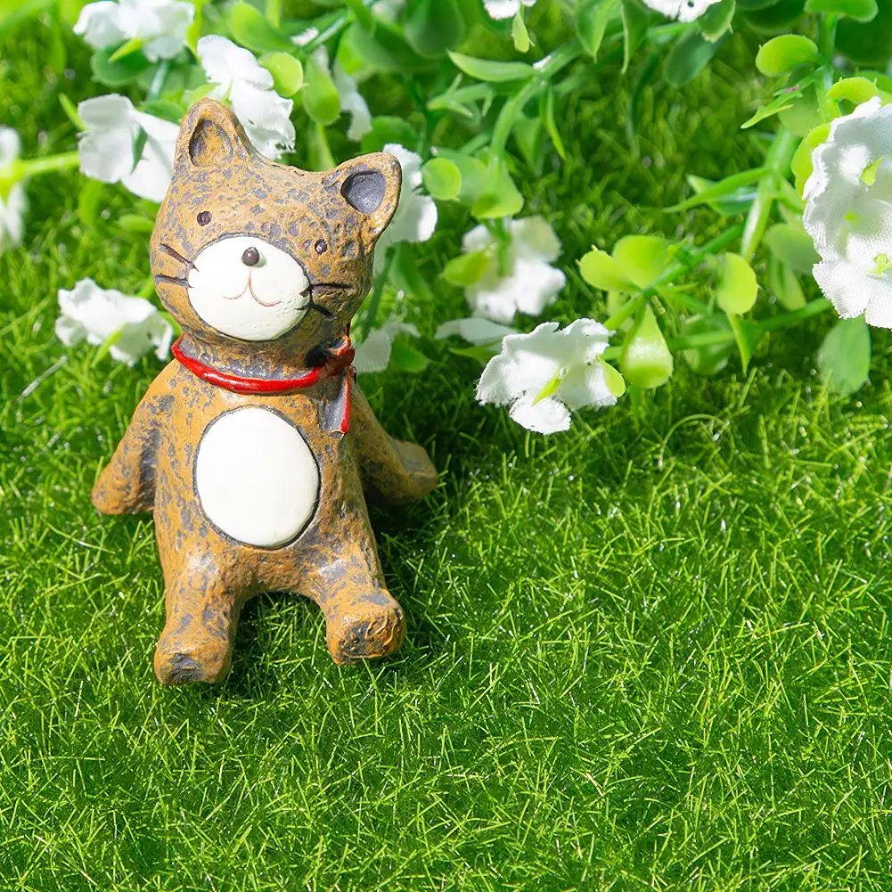 

Simulation Mini Garden Micro Landscape Decor Accessories Moss Turf Lawn Wall Green Plants DIY Artificial Grass Board 8PCS