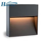 HoneyFly светодиодный лестницы Светильник AC85-265V Водонепроницаемая длиной до лодыжек; Размеры светильник поверхностного монтажа уголовая настенная лампа для дома и улицы лестница шаг