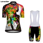 SPTGRVO LairschDan 2020 платье с цветочным узором для девочек Женская одежда для велоспорта комплект дорожный мотоцикл Джерси летний комплект mtb комплект одежды велосипедиста велосипеда наряд для верховой езды